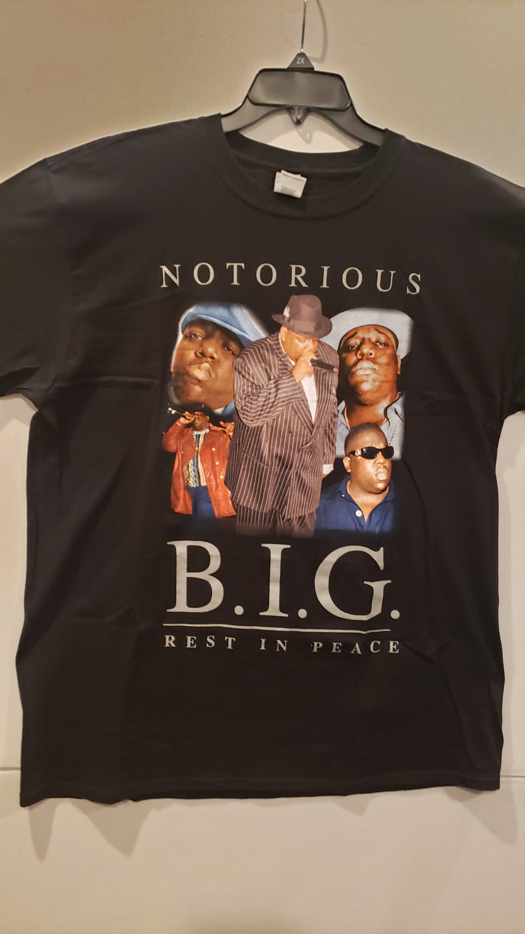 NOTORIOUS B.I.G T-SHIRT BRAND NEW 2XL -COLLAGE