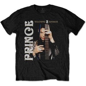PRINCE UNISEX T-SHIRT: WELCOME 2 AMERICA