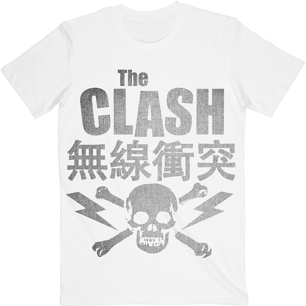 THE CLASH UNISEX T-SHIRT: SKULL & CROSSBONES/BRAND NEW - SMALL THRU 2XL